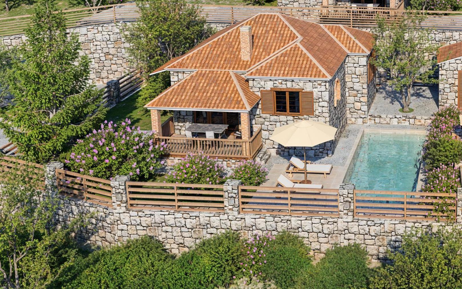 Vozas Villas - Traditional Houses With Great View ตรากากิ ภายนอก รูปภาพ